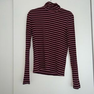 Madewell striped turtleneck